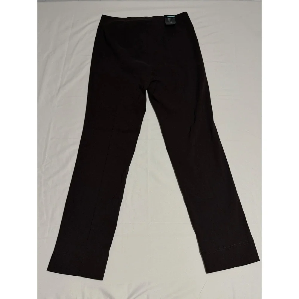 Robell Marie Slim Fit Trousers Brown Pull On Stretch Pants Womens Size US 10 NEW